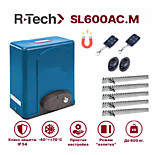 Привод R-Tech SL600 В стоимость входит: пульт- 2шт.,зубчатая рейка-5шт.,монтаж без подведения кабеля на проем 4,2 метра